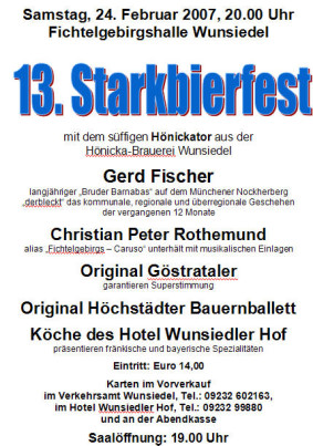 Starkbierfest Wun1